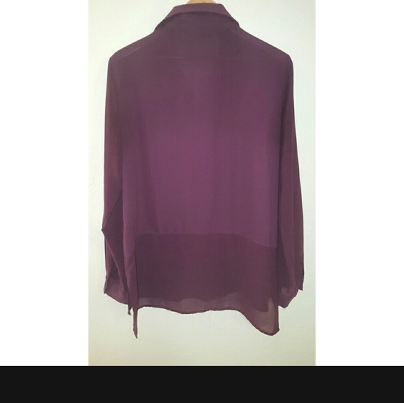 Sheer button down - Picture 2 of 4